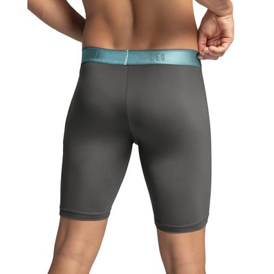 Imagen 2 del producto Bóxer deportivo largo con bolsillo lateral en microfibra 033309 Gris