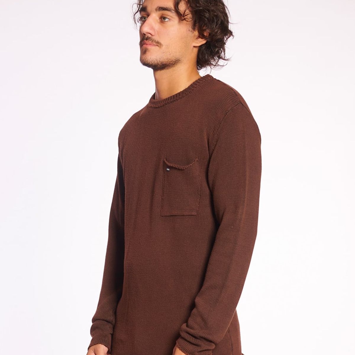 RIP CURL - Sweater Neps Crew Café Hombre Rip Curl - Café