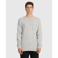 RIP CURL - Sweater Neps Crew Gris Hombre - Gris