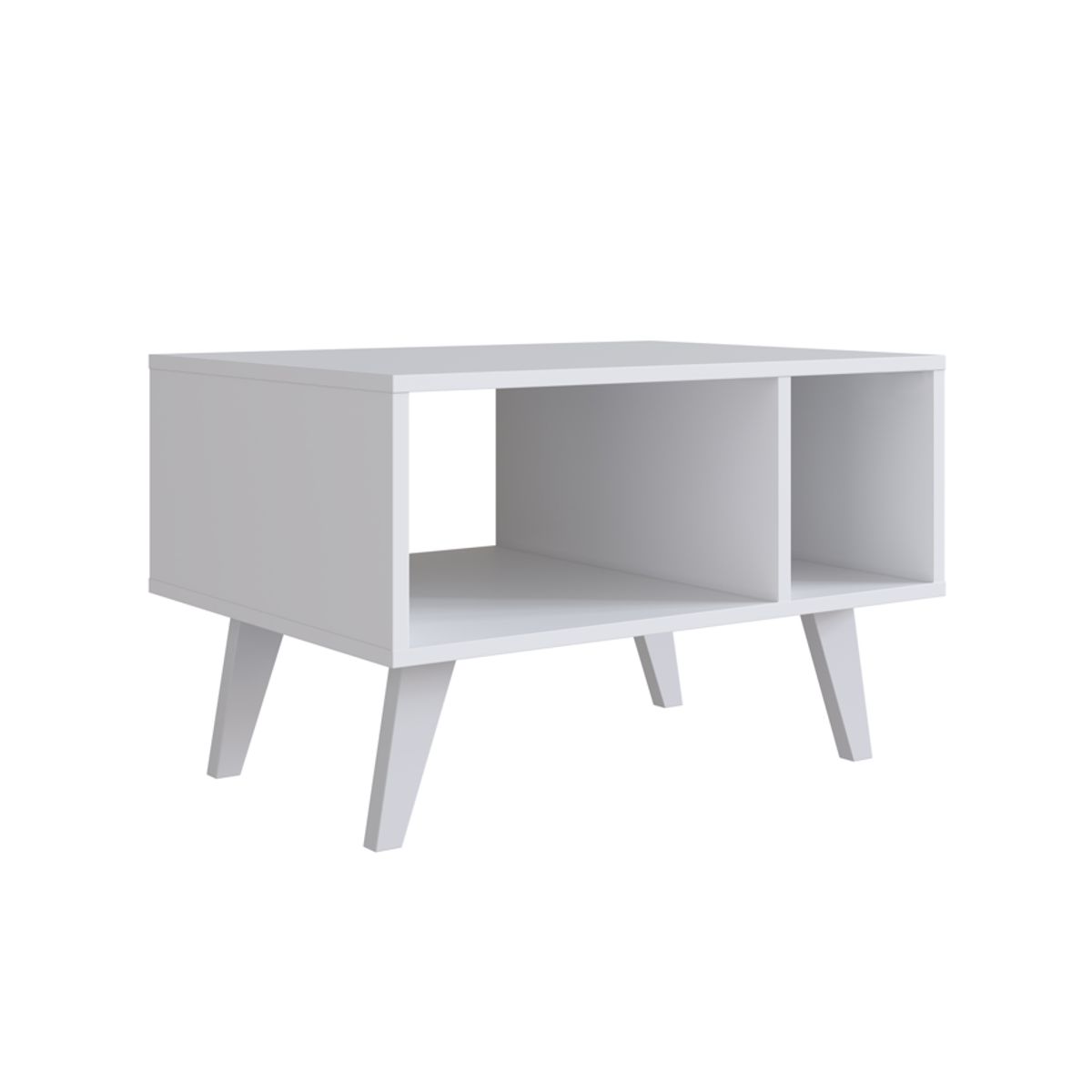 BE DESIGN - Mesa De Centro Retro Blanco