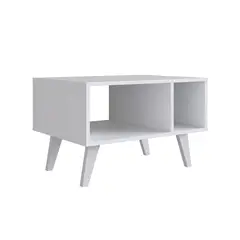 BE DESIGN - MESA DE CENTRO RETRO BLANCO EMOVELL