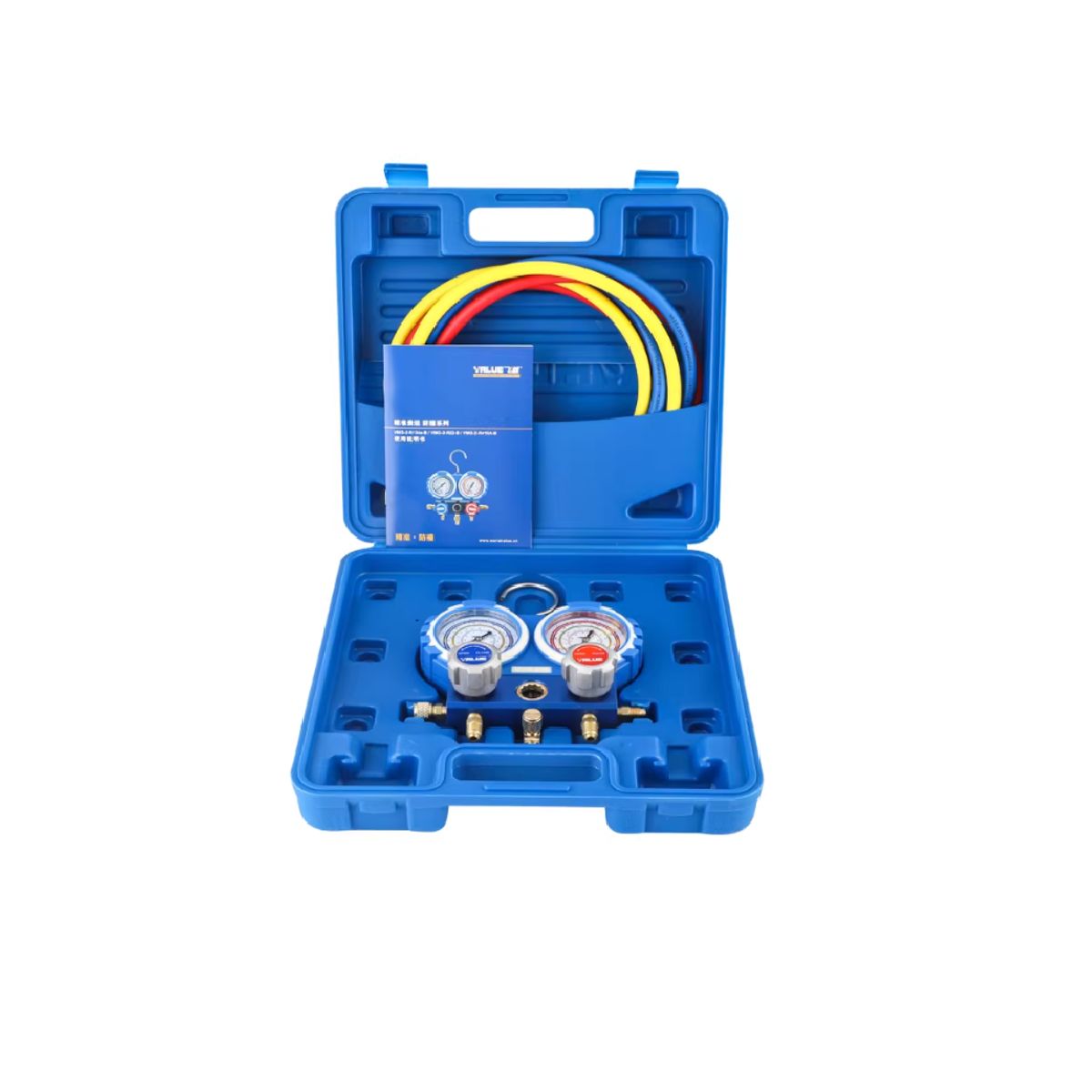 AMERICAN AIR - MANOMETRO R134A - R410A 68MM MALETA VMG-2-R410A-B VALUE