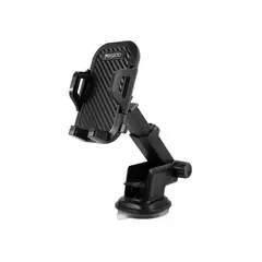 GENERICO - Soporte celular auto brazo largo ajustable color negro