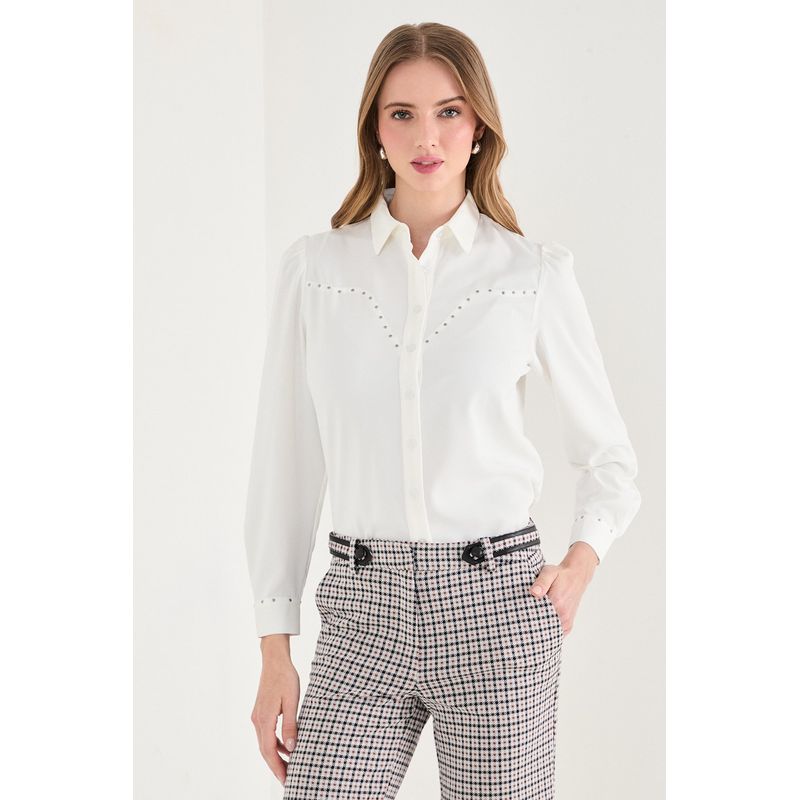 ASH - Blusa Lisa Crudo ASH