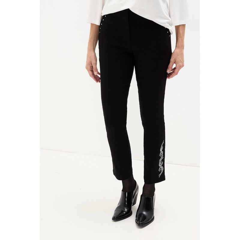 MA GRIFFE - Pantalon Negro Mujer Magriffe