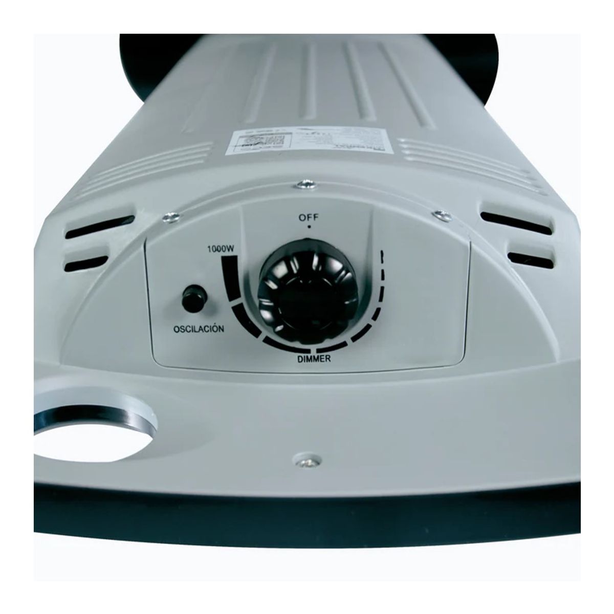 KENDAL - Calefactor de Fibra de Carbono Kendal NSB-120K5 Negro de 1000W