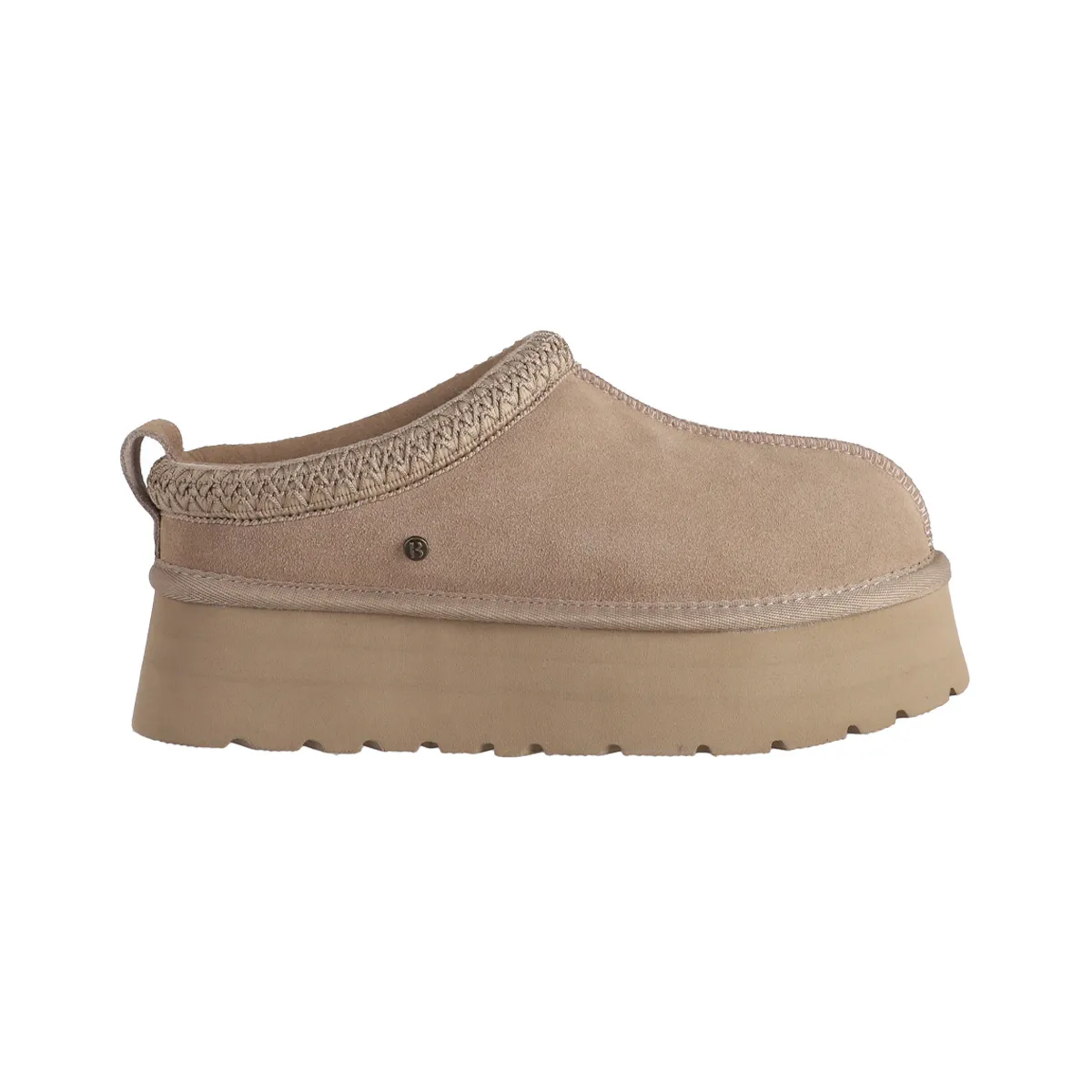 BAMERS - Zueco Mujer Cuero Bamers Piamonte Beige