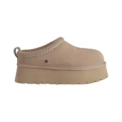BAMERS - Pantufla Mujer Piamonte Cuero Beige