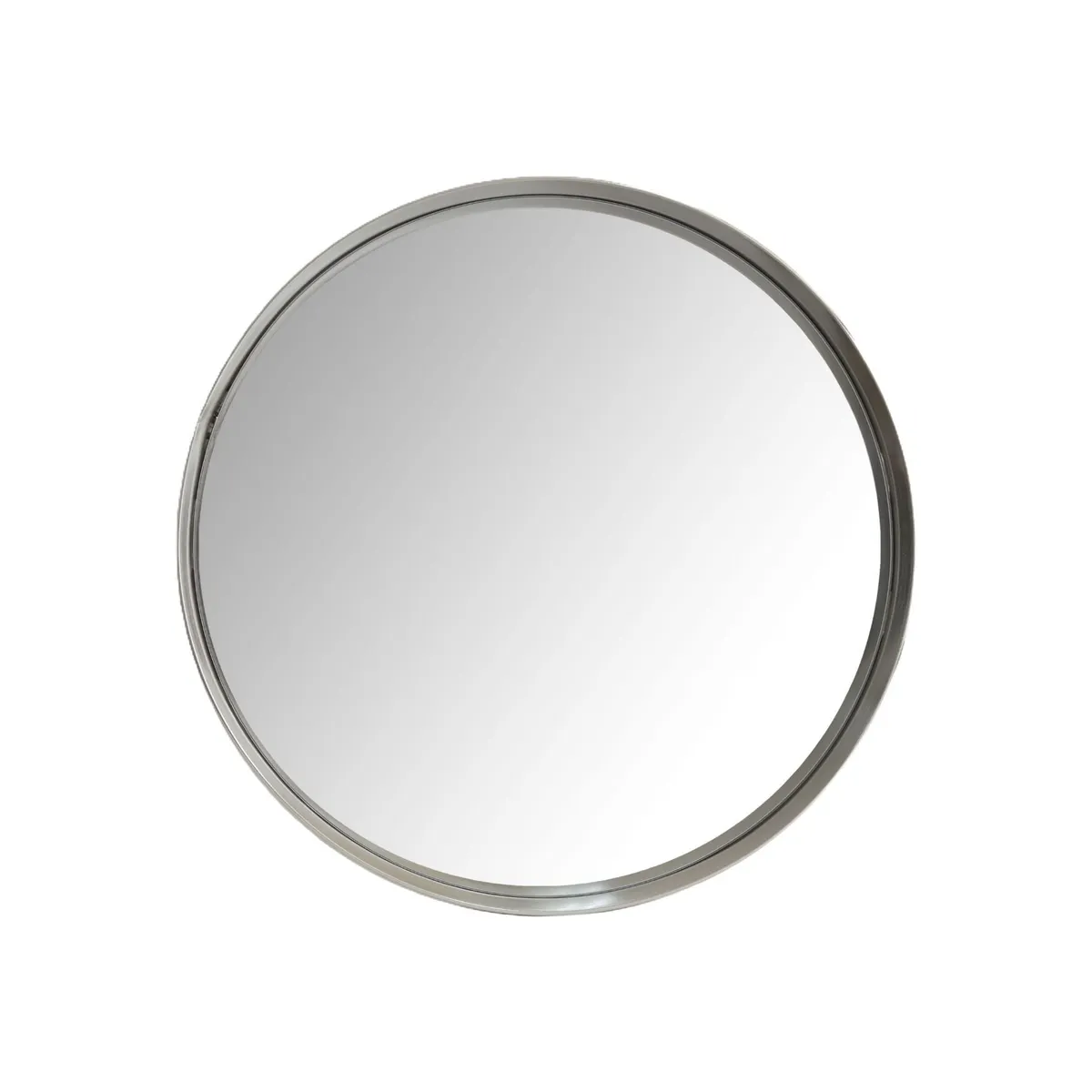RONDA - Espejo Redondo Metalico Silver 50x50 cm