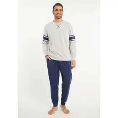 KAYSER - Pijama de Hombre Algodón 671800 - Azul