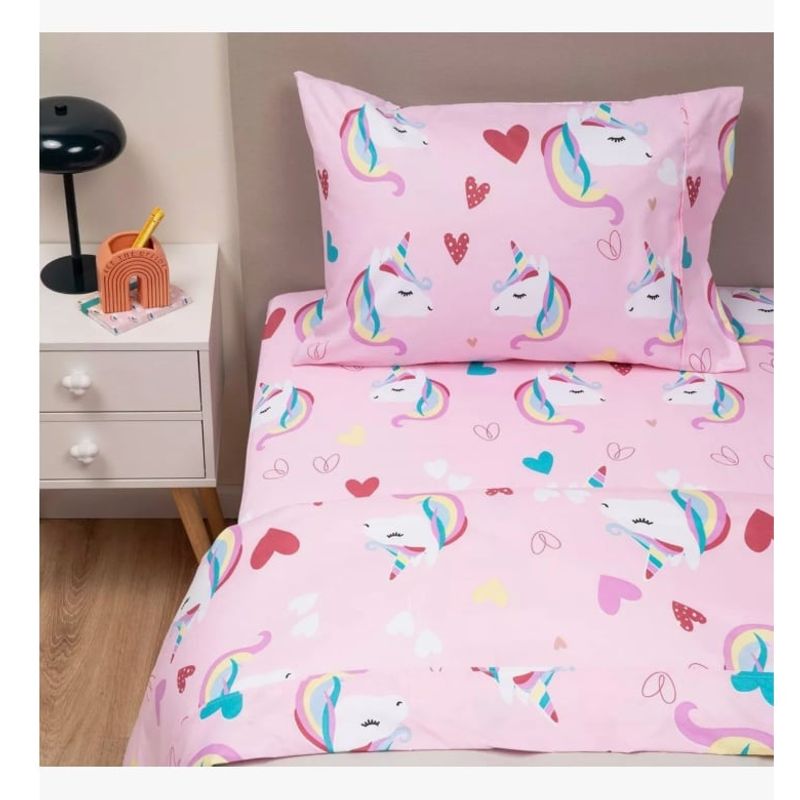 ATLAS - Sabanas 1,5 Plaza Niña + Funda Almohada