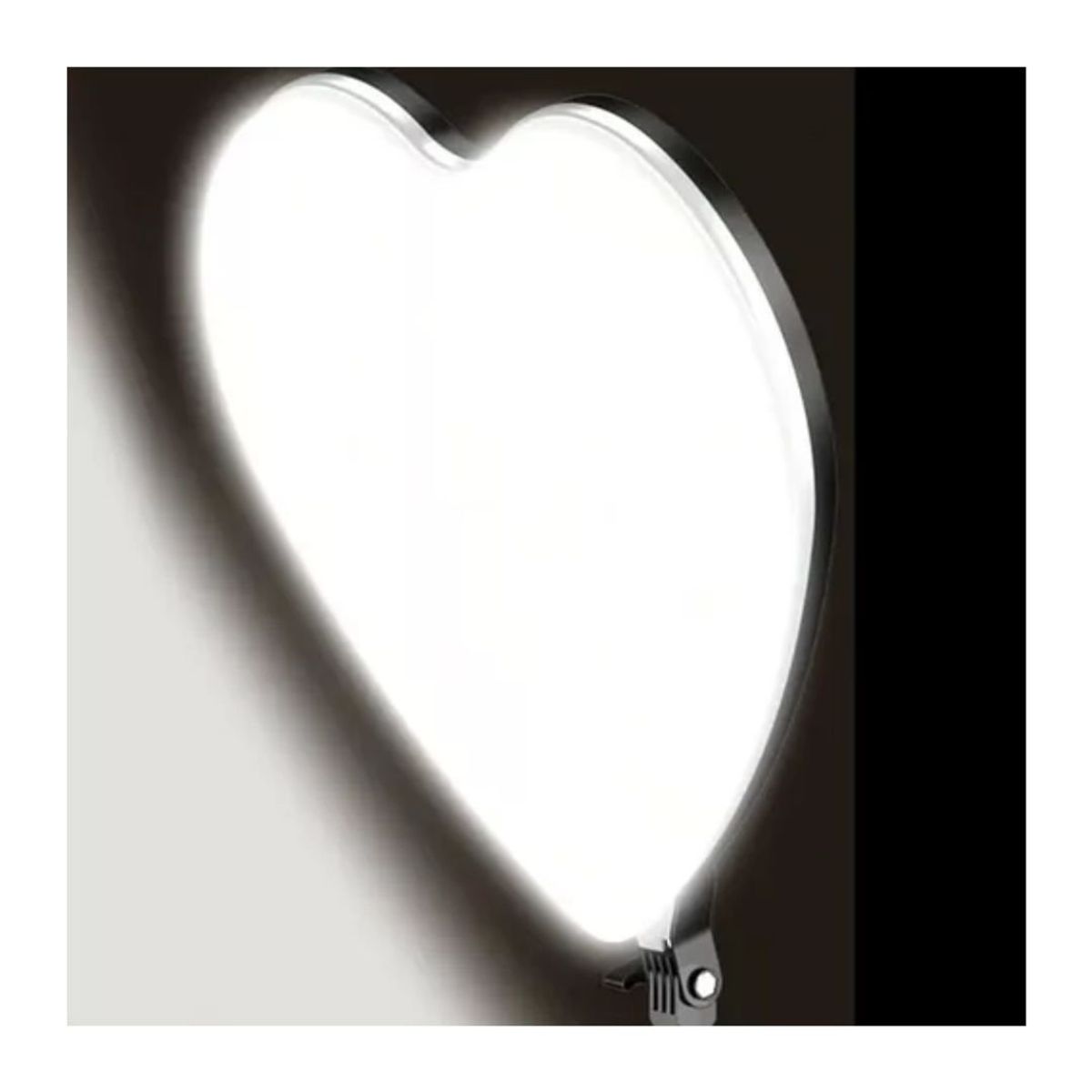 GENERICO - Panel Iluminacion Luz Led Fotografia Corazon Con Tripode Control 39cm