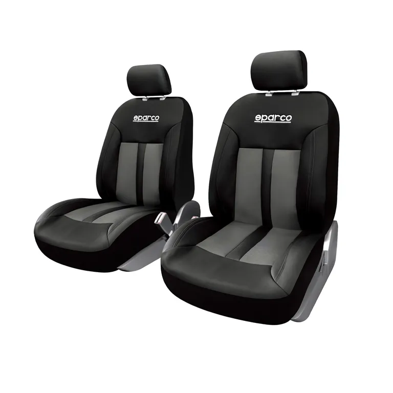 Fundas Cubreasiento Ecocuero Negro Universales - Sp