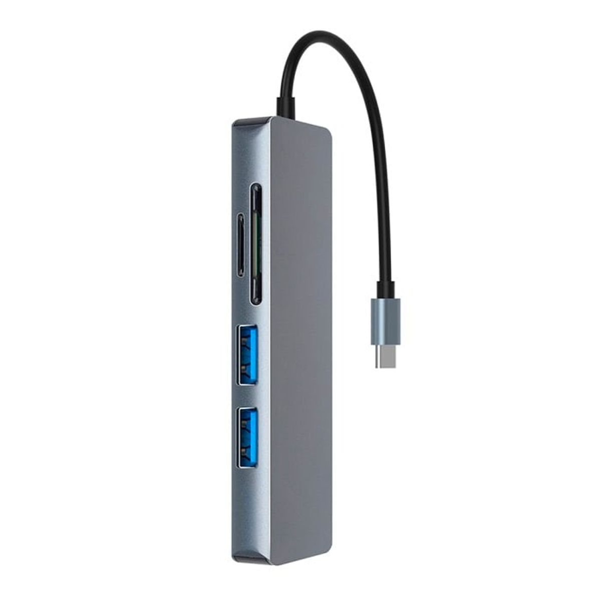 GENERICO - Adaptador USB-C Multipuerto con HDMI 5 en 1