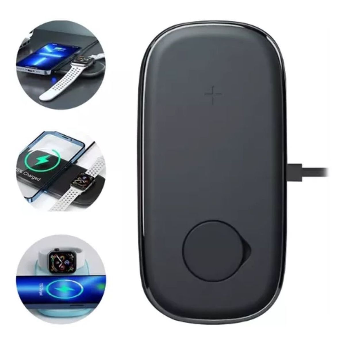 GENERICO - Cargador Magsafe 15w Compatible Con iPhone Inalambrico De Carga Rapida