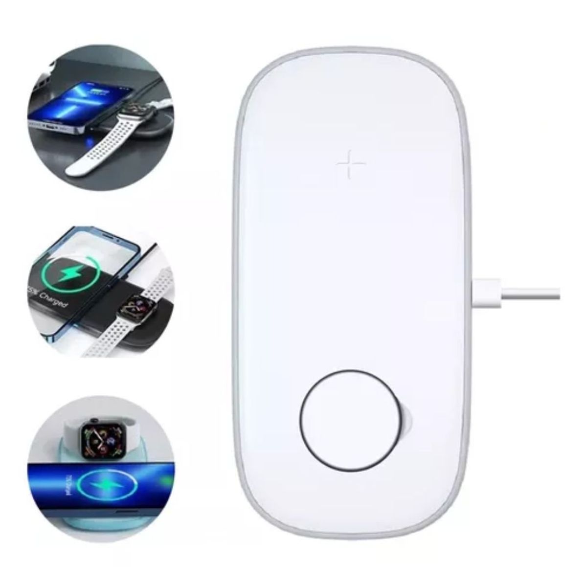 GENERICO - Cargador Magsafe 15w Compatible Con iPhone Inalambrico De Carga Rapida