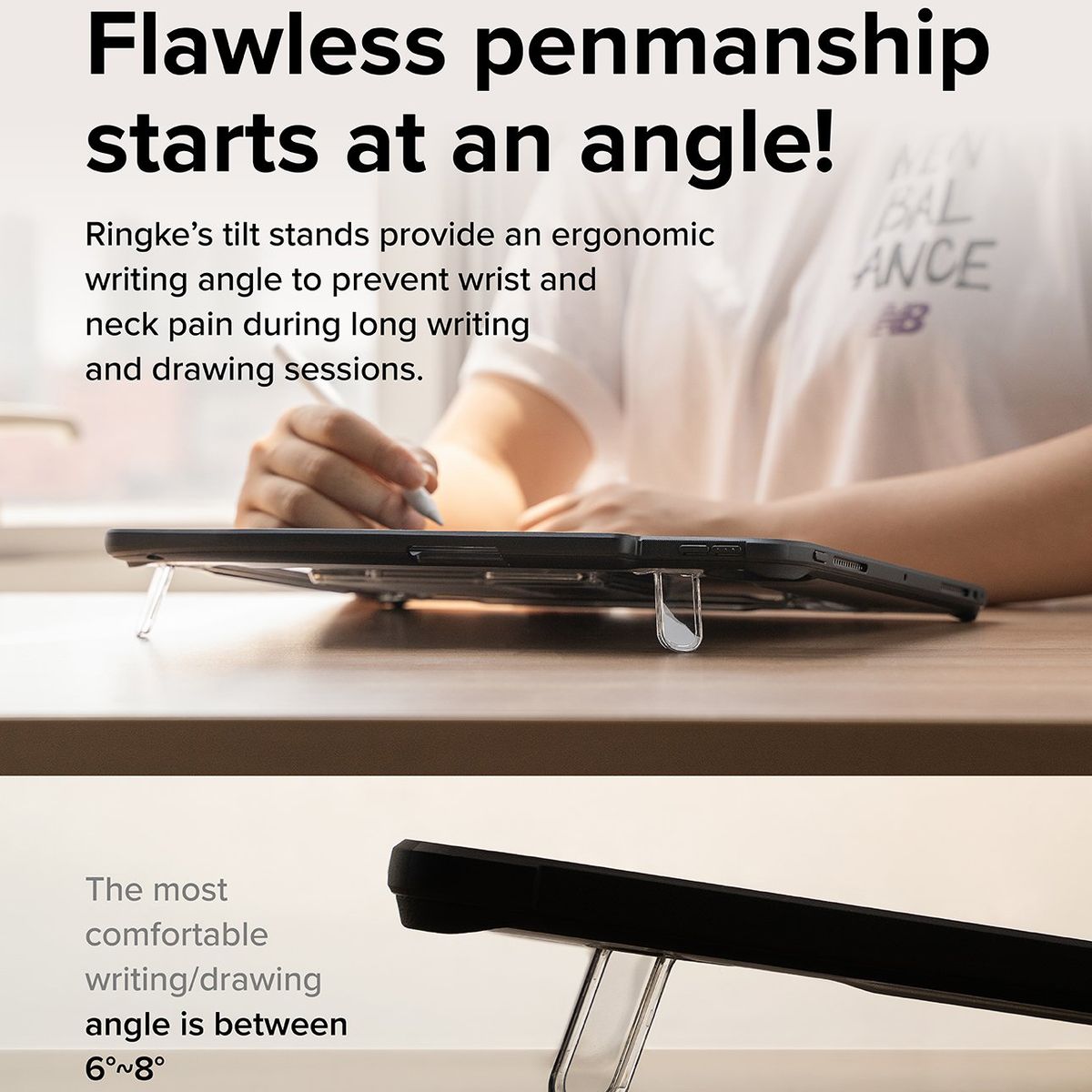 RINGKE - Funda Carcasa Ringke Para iPad Pro 13 M4 2024 Con Soporte Fusion