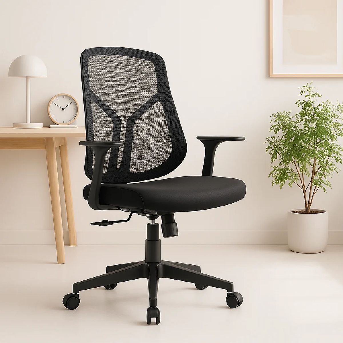 KLIK - Silla de Oficina Ergonómica Nova Mesh - Negra