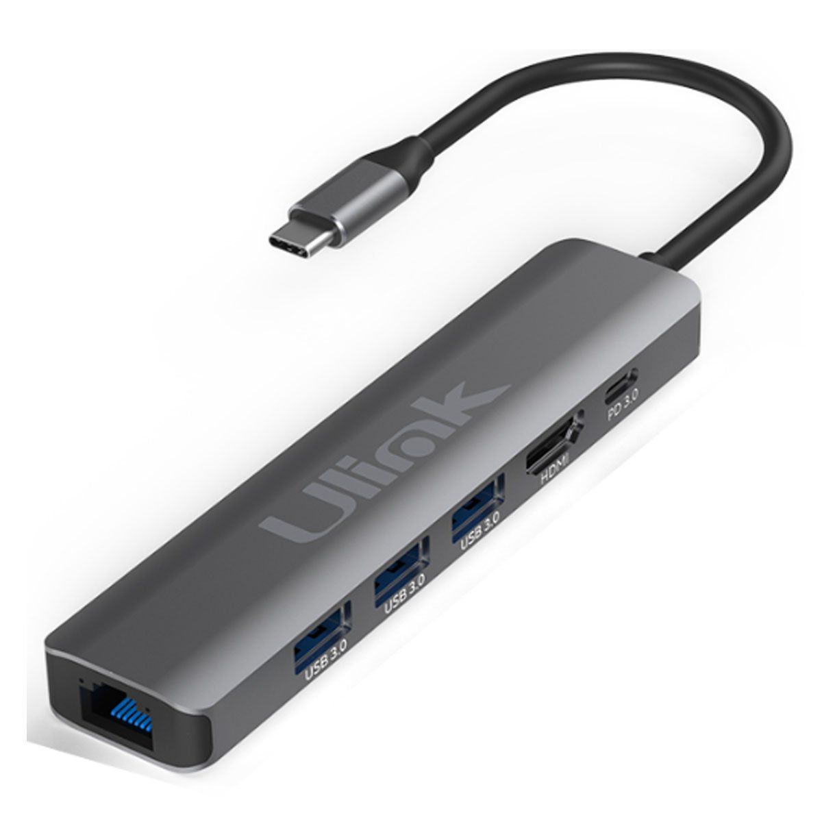 TP LINK - ADAPTADOR USB-C A HDMI, 3 USB 3.0, RJ45(LAN), USB-C CARGA
