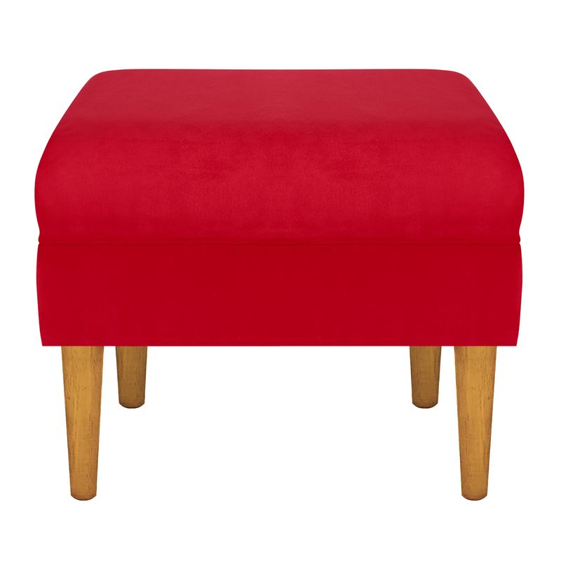 BODEVIR - Pouf Provenza Tacha 1C Felpa 04 Rojo