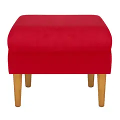 BODEVIR - Pouf Provenza Tacha 1C Felpa 04 Rojo