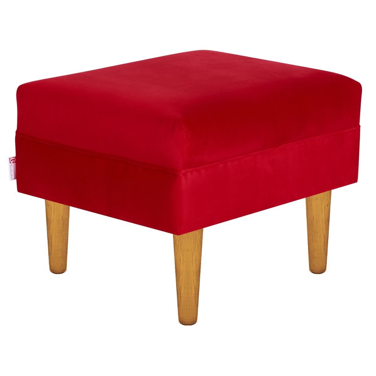 BODEVIR - Pouf Provenza Tacha 1C Felpa 04 Rojo