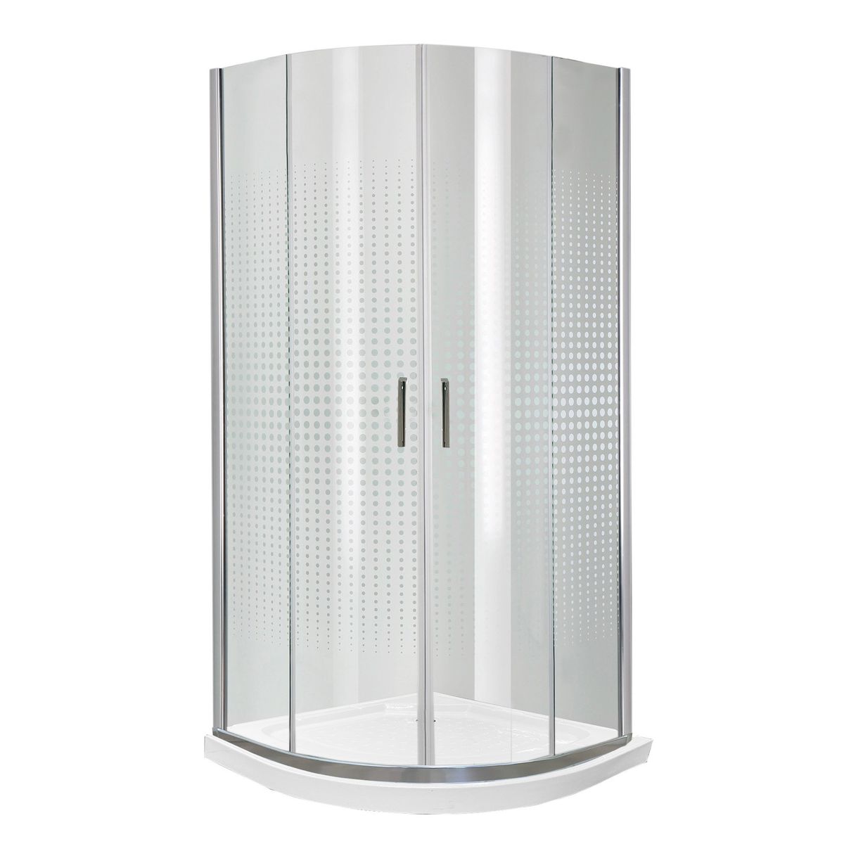 JOYTEK - Shower 90x90 Curvo Elegant Joytek Cuadros Mosaicos con Receptáculo