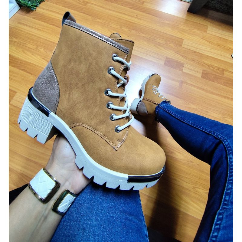 DINASTELLA - Botin Mujer Color Camel  M469