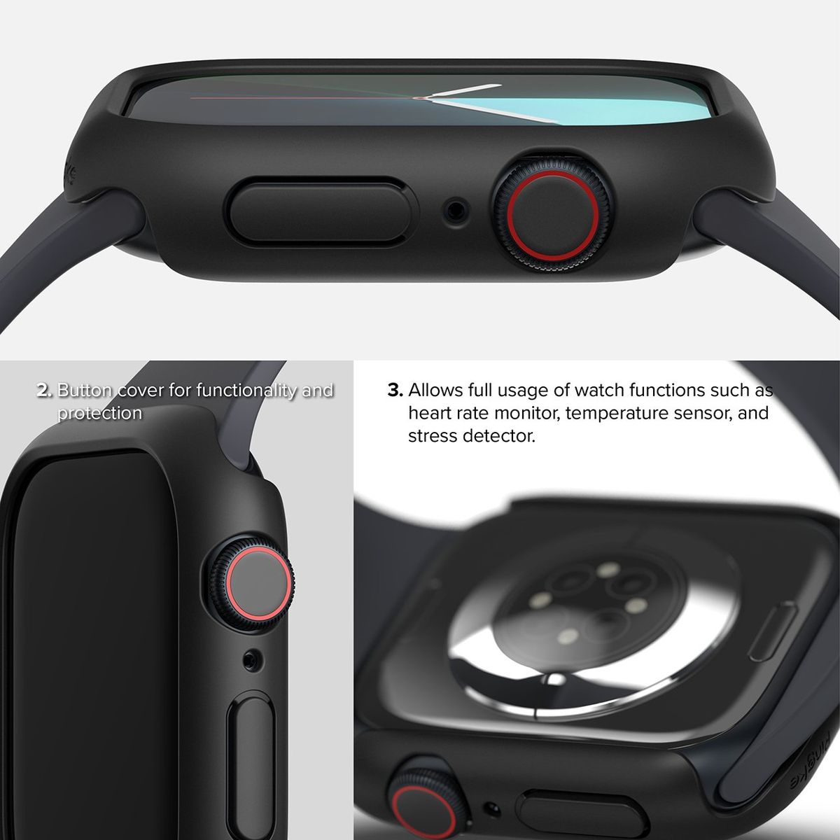 RINGKE - Carcasa Ringke Para Apple Watch 11 / 10 (46 mm) Pack 2
