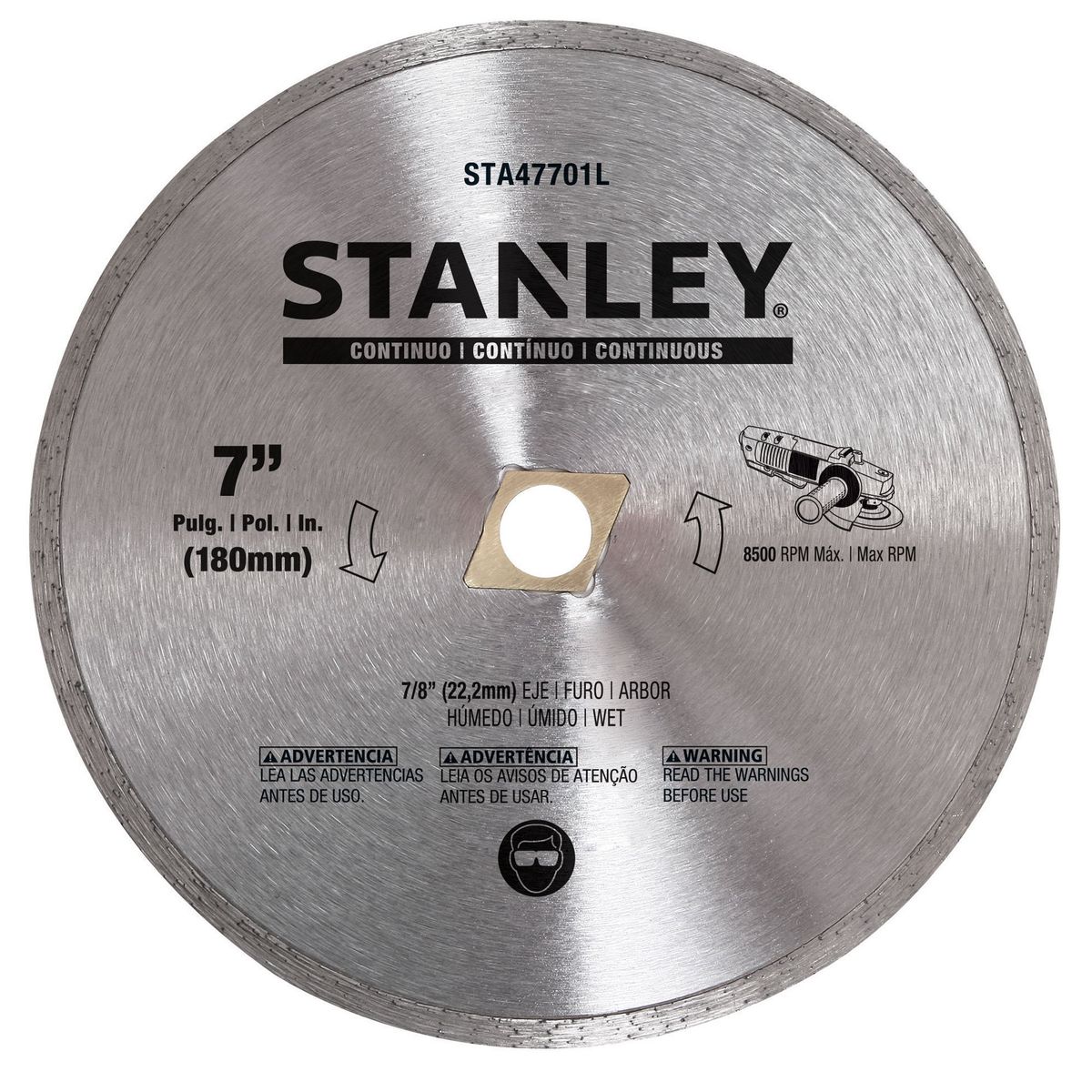 STANLEY - Disco diamantado 7' x 7/8' Stanley STA47701L