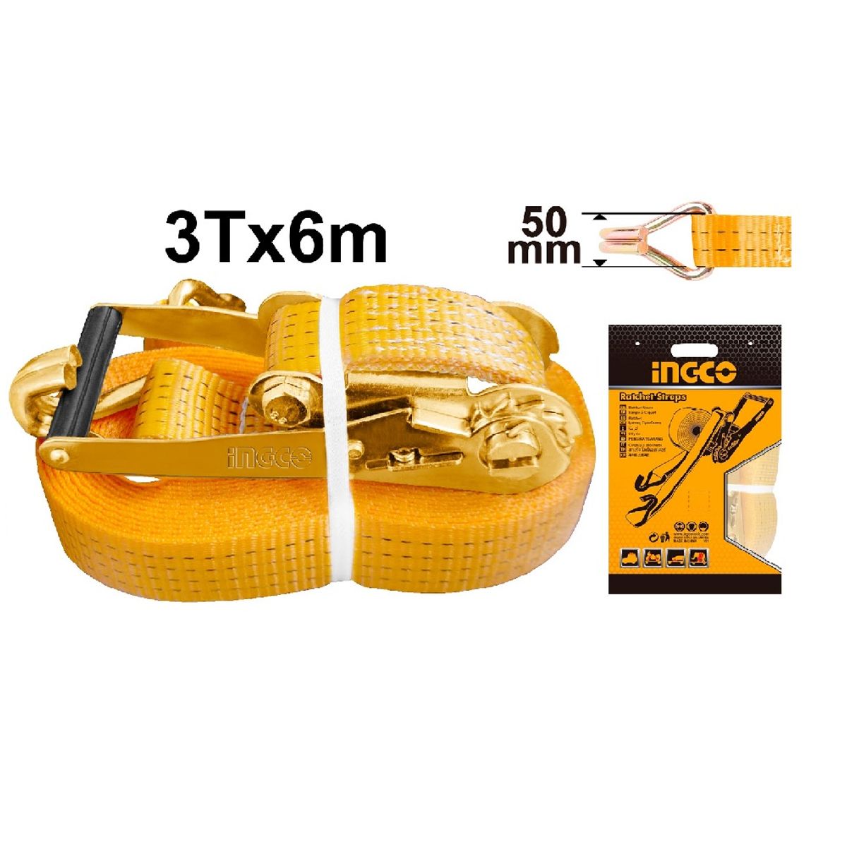 INGCO - ESLINGA 6Mx50MM INGCO 3 TON.
