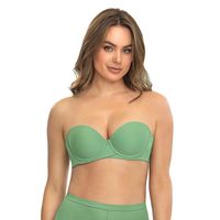 Sostén strapless Magic Up de doble realce que aumenta dos tallas de copa 011843 Verde