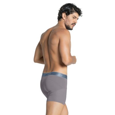 Imagen 2 del producto Bóxer medio de secado rápido con mallas transpirables en microfibra 033272N Gris