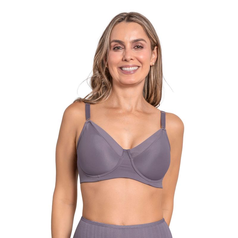 LEONISA - Sostén clásico de soporte con arco Natural Support 091007 Lila