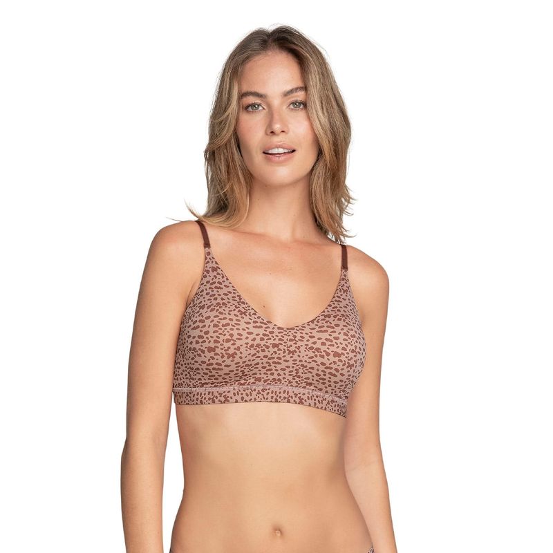 LEONISA - Brastop de copas extraíbles Light Top comodidad total 091031 Café
