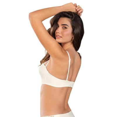 Imagen 2 del producto Sostén strapless Antigravedad de realce alto sin arco 011841 Marfil
