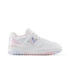NEW BALANCE - Zapatillas Urbanas Niños 550 Blanca/Rosada