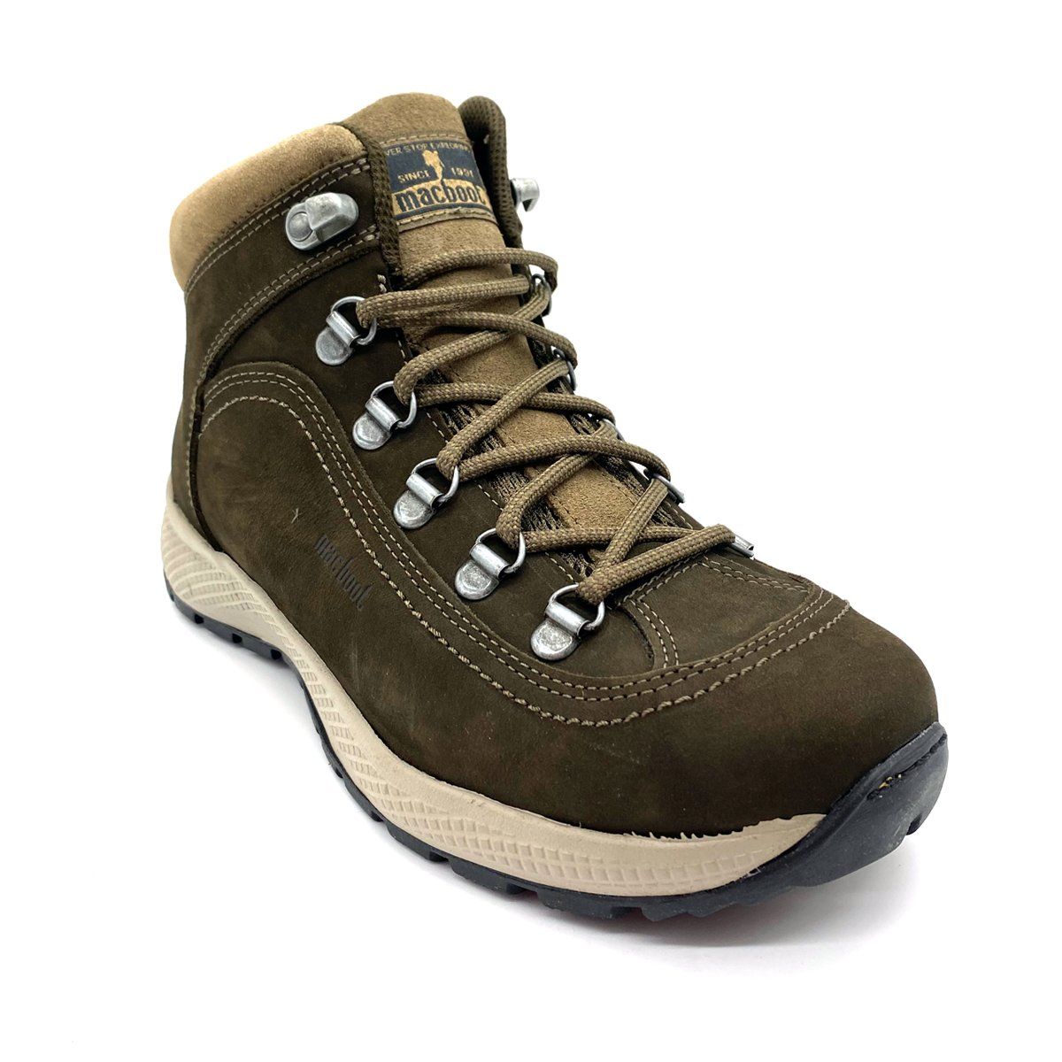 GENERICO - Zapatilla hiking Barus Cuero Marron Macboot - Café