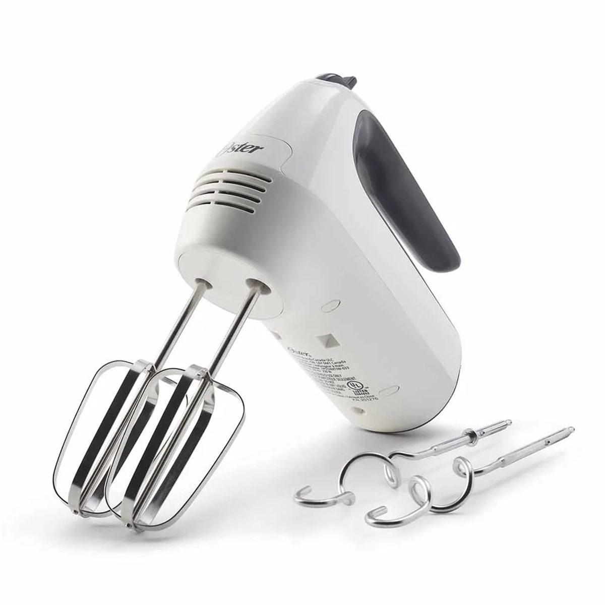 OSTER - Batidora de mano Oster® blanca 6 velocidades y función turbo FPSTHM3532
