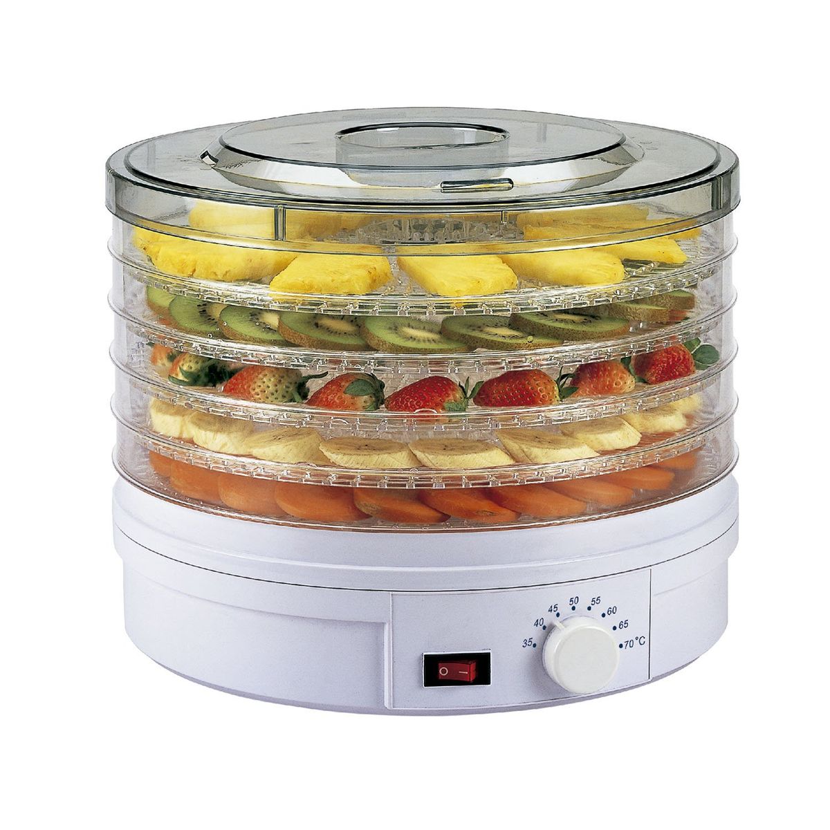 BLANIK - Deshidratador Alimentos Frutas y Verduras Blanik BDA020 5 niveles