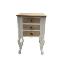 Velador 3 cajones rusty