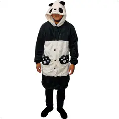 ARCA SHOPPING - Poleron Chiporro Pijama De Invierno Diseño De Panda Adulto Con Capucha