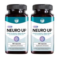 Neuro Up Magnesio + Melena León + B6 B9 B12 D3 Nf 2x120 Caps