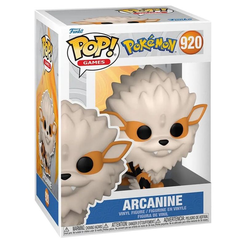 FUNKO - Funko Pop Games  Arcanine  Pokémon 920