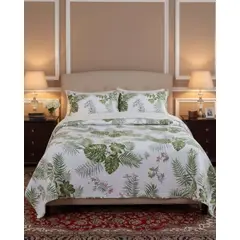 GENERICO - CUBRECAMA QUILT SHERPA PLAZA Y MEDIA 180 X 230 CM