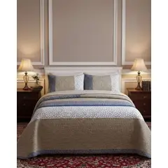 GENERICO - CUBRECAMA QUILT SHERPA PLAZA Y MEDIA 180 X 230 CM