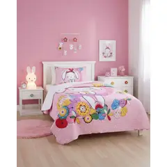 GENERICO - CUBRECAMA COLCHA QUILT SHERPA OTOÑO INVIERNO PLAZA Y MEDIA