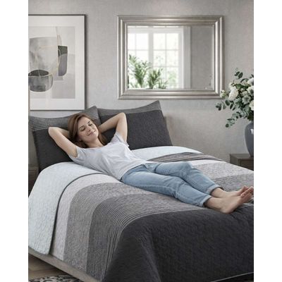 Imagen 2 del producto CUBRECAMA QUILT SHERPA PLAZA Y MEDIA 180 X 230 CM