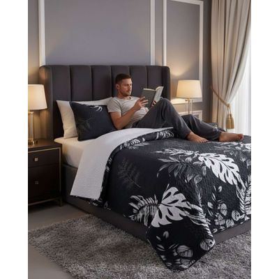 Imagen 2 del producto CUBRECAMA QUILT CON SHERPA 2 PLAZA 230 CM X 250 CM