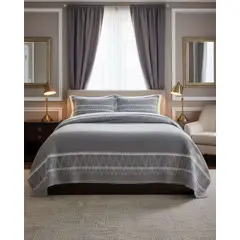 GENERICO - COBERTOR COLCHA QUILT SHERPA KING MEDIDA 250X270 CM